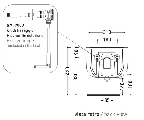 Immagine di Flaminia BONOLA set sanitari sospesi, vaso con sistema goclean® e coprivaso avvolgente con discesa rallentata, bidet monoforo con troppopieno, colore bianco latte finitura opaco BN118GLAT+BN218LAT+BNCW03LAT