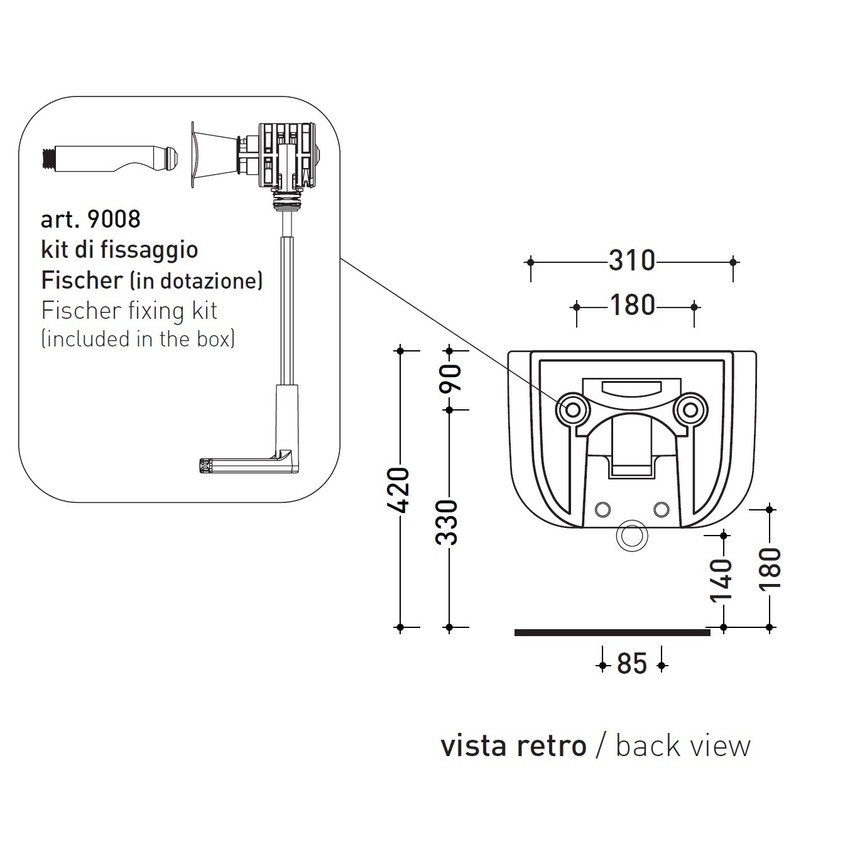 Immagine di Flaminia BONOLA set sanitari sospesi, vaso con sistema goclean® e coprivaso avvolgente con discesa rallentata, bidet monoforo con troppopieno, colore bianco latte finitura opaco BN118GLAT+BN218LAT+BNCW03LAT