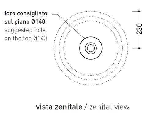 Immagine di Flaminia BONOLA 46 lavabo 46 cm, da appoggio su piano o su colonna, senza troppopieno, colore carbone finitura opaco BN46ACAR