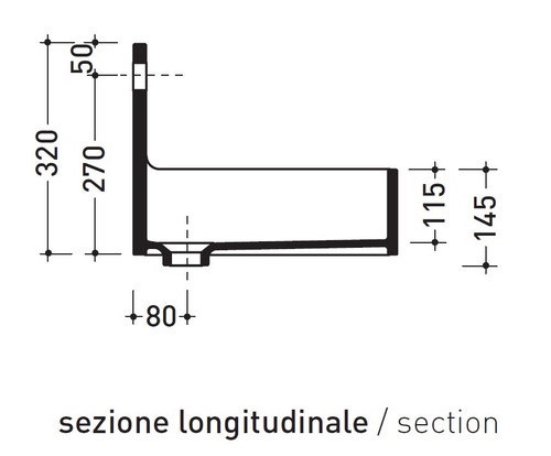 Immagine di Flaminia MINIWASH 25 lavabo 25 cm sospeso, monoforo, senza troppopieno, colore bianco finitura lucido MWL25