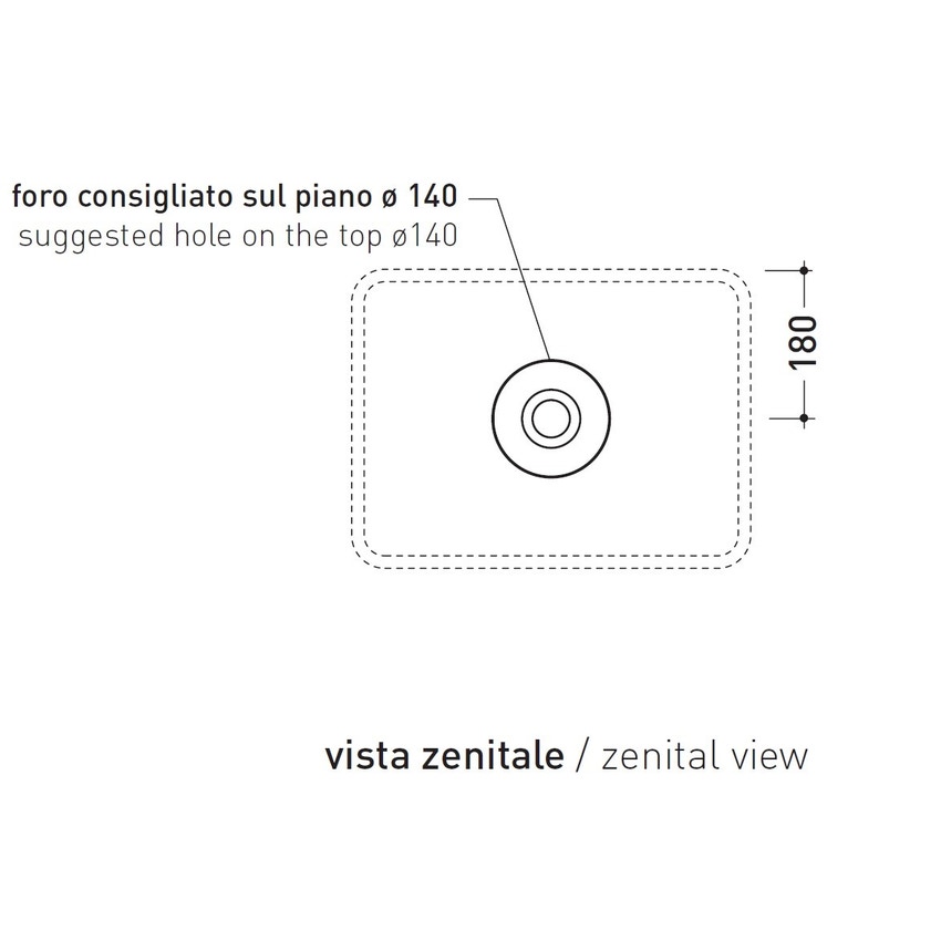 Immagine di Flaminia MINIWASH 48 lavabo 48 cm da appoggio o sospeso con staffa, senza troppopieno, colore bianco finitura lucido MWL48