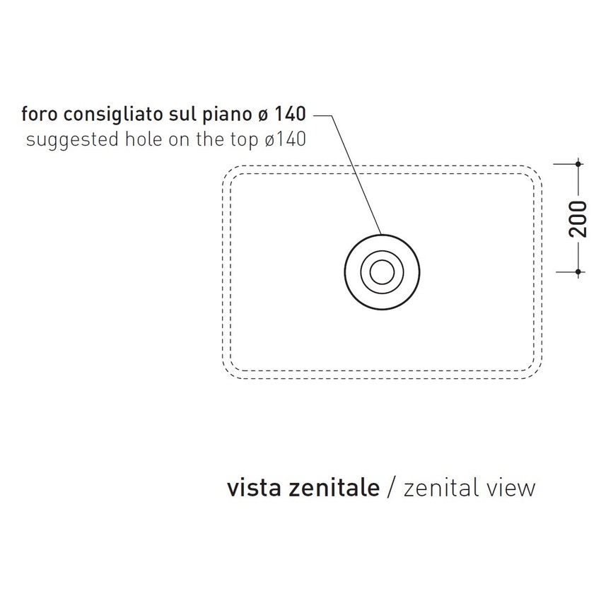 Immagine di Flaminia MINIWASH 60 lavabo 60 cm da appoggio o sospeso con staffa, senza troppopieno, colore bianco finitura lucido MWL60