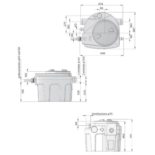 Immagine di SFA SANIFOS 110 stazione di sollevamento SFOS110
