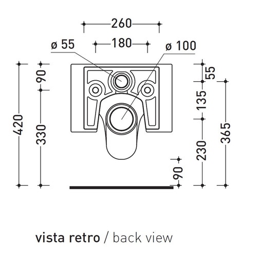 Immagine di Flaminia NILE set completo sanitari sospesi, vaso con sedile a chiusura ammortizzata e bidet monoforo, colore bianco finitura lucido, moduli installazione COMBIFIX per parete in muratura 110.790.00.1-NILEB