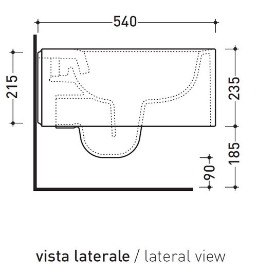 Immagine di Flaminia NILE set completo sanitari sospesi, vaso con sedile a chiusura ammortizzata e bidet monoforo, colore bianco finitura lucido, moduli installazione COMBIFIX per parete in muratura 110.790.00.1-NILEB