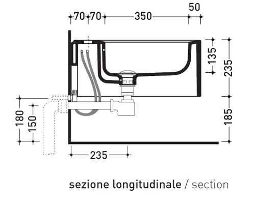 Immagine di Flaminia NILE set completo sanitari sospesi, vaso con sedile a chiusura ammortizzata e bidet monoforo, colore bianco finitura lucido, moduli installazione COMBIFIX per parete in muratura 110.790.00.1-NILEB