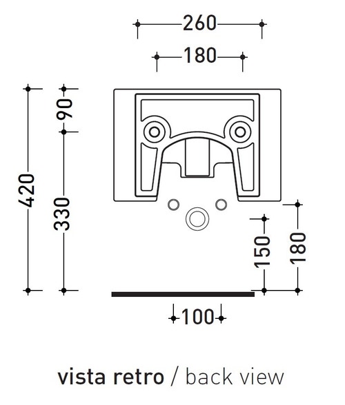Immagine di Flaminia NILE set completo sanitari sospesi, vaso con sedile a chiusura ammortizzata e bidet monoforo, colore bianco finitura lucido, moduli installazione COMBIFIX per parete in muratura 110.790.00.1-NILEB