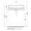 Immagine di Flaminia NILE 62 lavabo 62 cm ad incasso, con troppopieno, colore bianco finitura lucido NL62INC