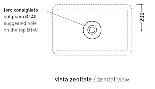 Immagine di Flaminia NILE 62 lavabo L.62 H.20 cm da appoggio, con troppopieno, colore bianco finitura lucido NL62H20