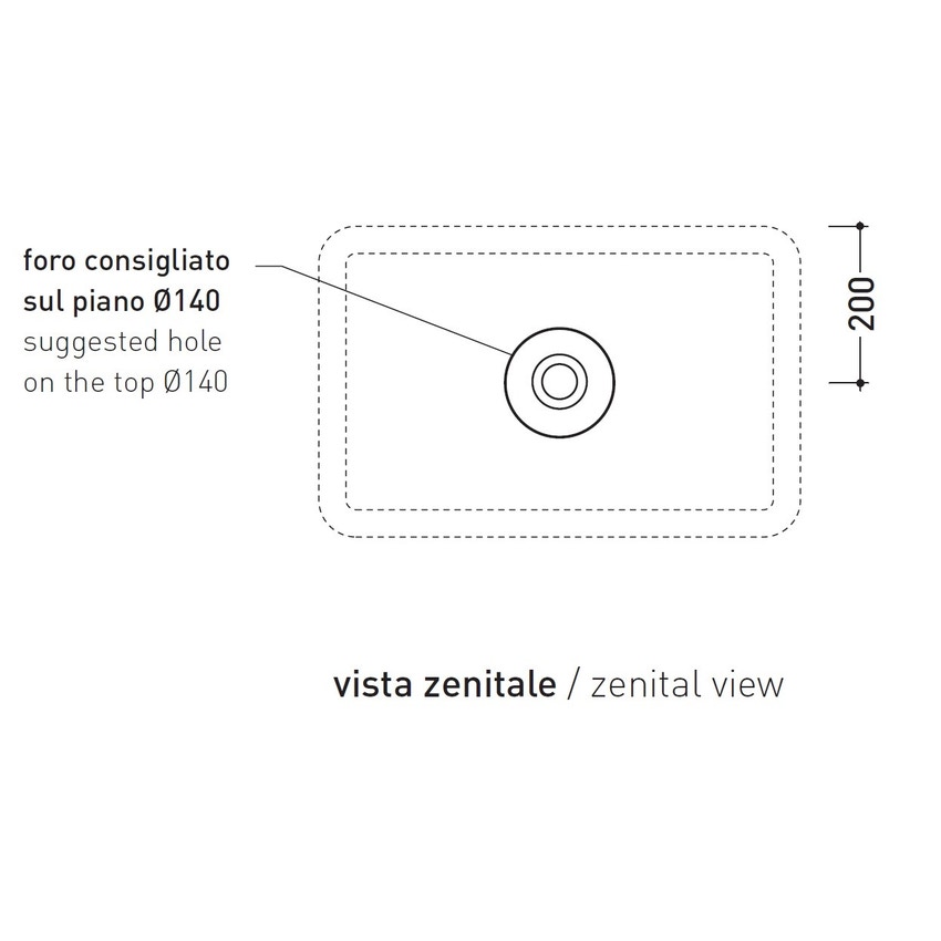 Immagine di Flaminia NILE 62 lavabo L.62 H.20 cm da appoggio, con troppopieno, colore bianco finitura lucido NL62H20