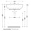 Immagine di Flaminia PASS 62 lavabo 62 cm da appoggio o sospeso, con troppopieno, colore bianco finitura lucido PS62L