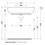 Immagine di Flaminia PASS 72 lavabo 72 cm da appoggio o sospeso, con troppopieno, colore bianco finitura lucido PS72L