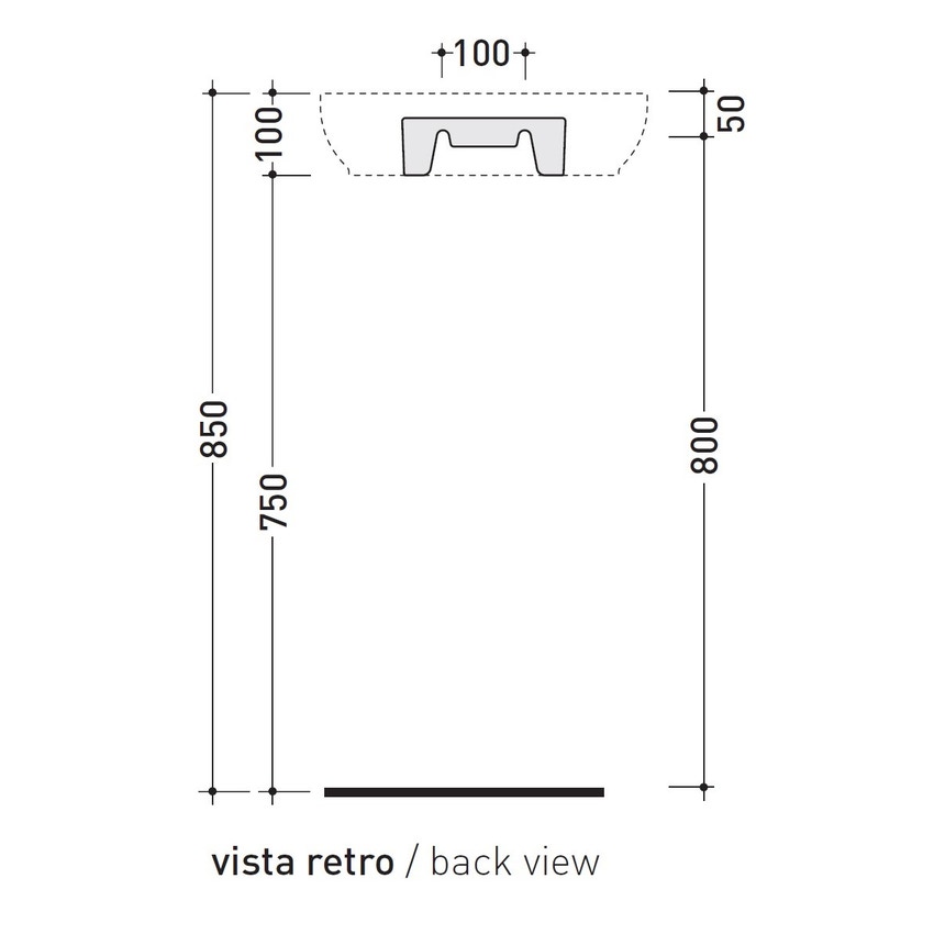 Immagine di Flaminia PASS lavabo L.40 P.22 cm da appoggio o sospeso, senza troppopieno, con foro per rubinetteria a destra, colore bianco finitura lucido PS40LD