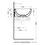 Immagine di Flaminia DIP 62 lavabo 62 cm da appoggio o sospeso, con troppopieno, colore bianco finitura lucido DP482
