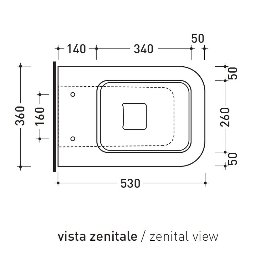 Immagine di Flaminia TERRA vaso a pavimento back to wall con scarico S/P, bianco TR117