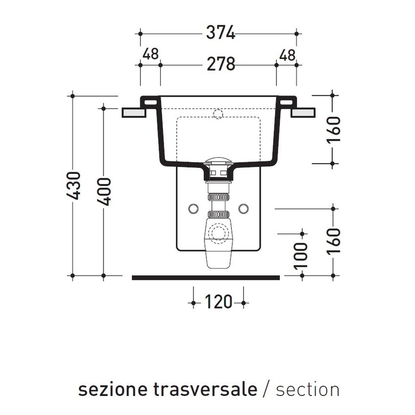 Immagine di Flaminia UNA set sanitari semincasso, vaso con scarico S/P, coprivaso e copribidet avvolgenti, bidet con troppopieno, colore bianco finitura lucido UNA/WC+UNA/B+UNACW02+UNACB04