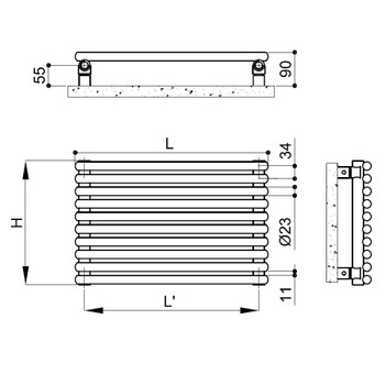 Radiatore Arpa 23 Verticale