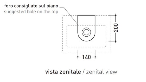 Immagine di Flaminia ACQUABABY lavamani da appoggio o sospeso 38.5 cm, colore bianco finitura lucido 5088