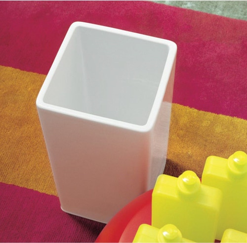 Immagine di Flaminia CEST cestino da toilette in ceramica, colore bianco finitura lucido 5091