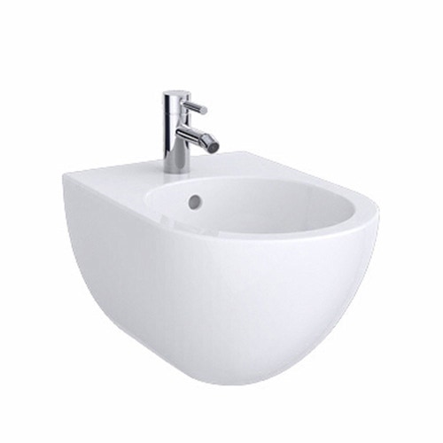 Immagine di Pozzi Ginori ACANTO bidet sospeso monoforo finitura bianco 500.601.01.3