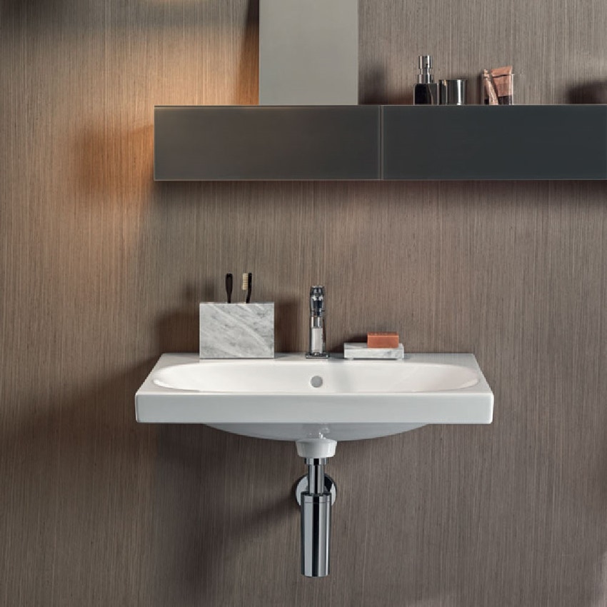 Immagine di Pozzi Ginori ACANTO lavabo standard 60 cm larghezza finitura bianco 500.620.01.3