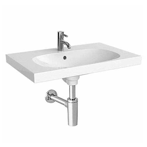 Immagine di Pozzi Ginori ACANTO lavabo standard 75 cm larghezza finitura bianco 500.622.01.3