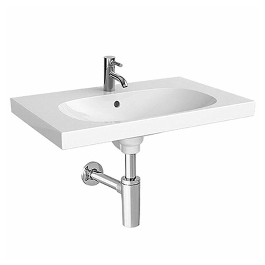 Immagine di Pozzi Ginori ACANTO lavabo standard 75 cm larghezza finitura bianco 500.622.01.3