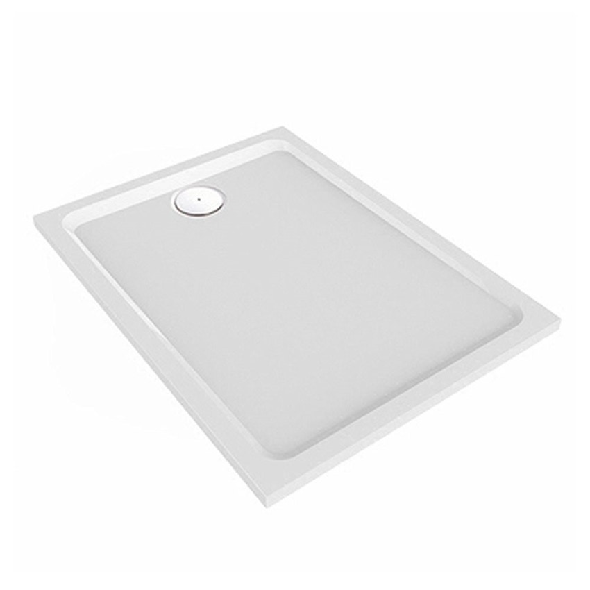 Immagine di Pozzi Ginori MELUA piatto doccia rettangolare 100x70 cm finitura bianco 550.504.00.1