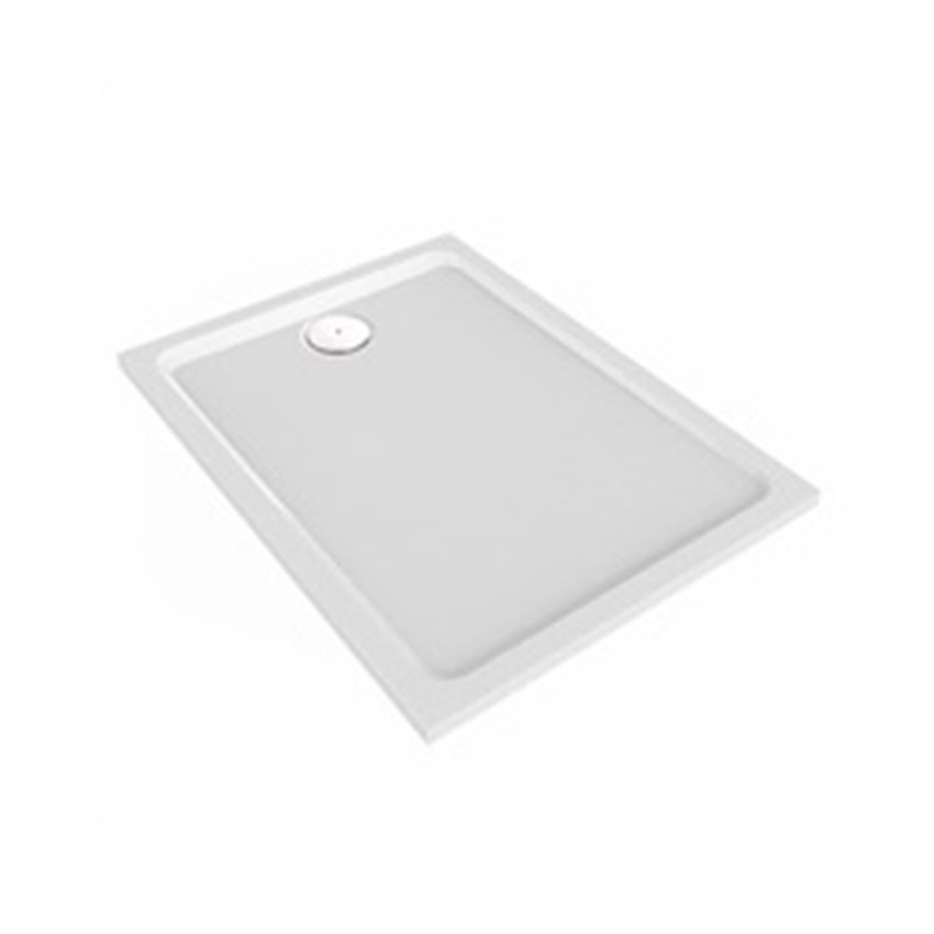 Immagine di Pozzi Ginori MELUA piatto doccia rettangolare 140x70 cm finitura bianco 550.510.00.1