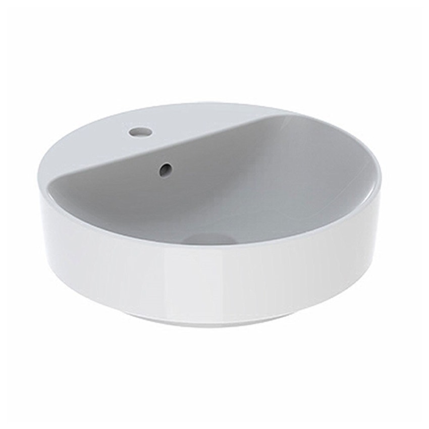 Immagine di Pozzi Ginori VARIFORM lavabo rotondo da appoggio 45 cm CPR finitura bianco 500.769.01.3