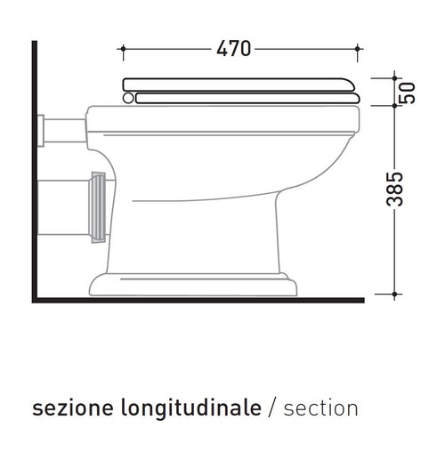 Immagine di Flaminia EFI set sanitari a pavimento, vaso con scarico a pavimento e coprivaso con discesa rallentata, bidet monoforo con troppopieno, colore bianco finitura lucido 6010+6005+23/CR