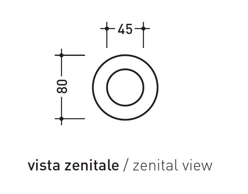 Immagine di Flaminia EVERGREEN portascopino da appoggio, finitura cromo EGPF