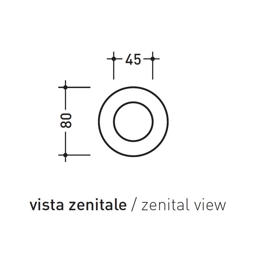 Immagine di Flaminia EVERGREEN portascopino da appoggio, finitura cromo EGPF