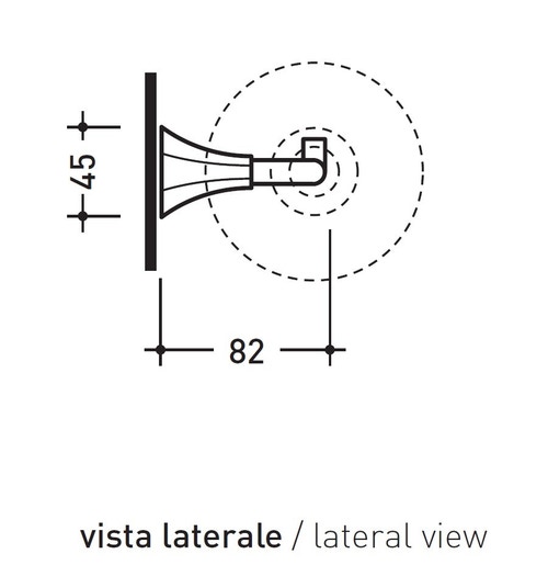 Immagine di Flaminia EVERGREEN porta rotolo, finitura cromo EGPR