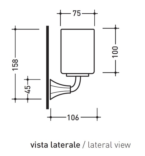 Immagine di Flaminia EVERGREEN porta bicchiere in ceramica colore bianco finitura lucido, con base in ottone finitura cromo EGPB