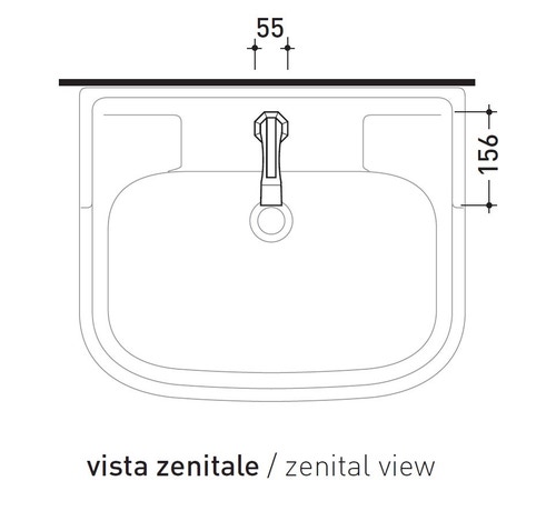 Immagine di Flaminia EVERGREEN miscelatore monocomando per lavabo, finitura cromo EG203