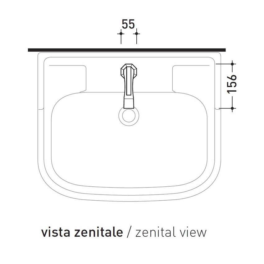 Immagine di Flaminia EVERGREEN miscelatore monocomando per lavabo, finitura cromo EG203