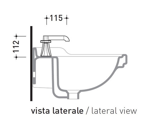 Immagine di Duravit 1930 composizione bagno: vaso monoblocco e bidet a pavimento, colore bianco + sedile del vaso con chiusura rallentata, colore bianco + cassetta di sciacquo + lavabo 60 cm con colonna + miscelatori Flaminia Evergreen, finitura cromo 0227090000-0267100000