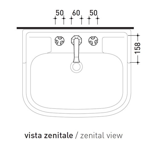 Immagine di Duravit 1930 composizione bagno: vaso monoblocco e bidet a pavimento, colore bianco + sedile del vaso con chiusura rallentata, colore bianco + cassetta di sciacquo + lavabo 60 cm con colonna + miscelatori Flaminia Evergreen, finitura cromo 0227090000-0267100000
