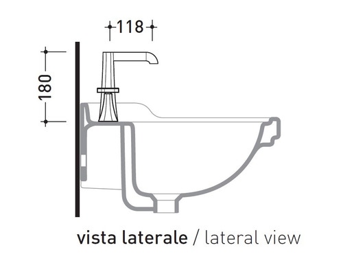 Immagine di Flaminia EVERGREEN miscelatore lavabo H.18 cm, 3 fori, finitura cromo EG390