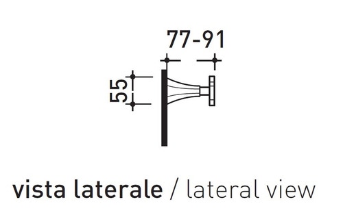 Immagine di Flaminia EVERGREEN rubinetto doccia ad incasso, finitura cromo EG400
