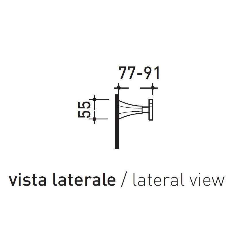 Immagine di Flaminia EVERGREEN rubinetto doccia ad incasso, finitura cromo EG400