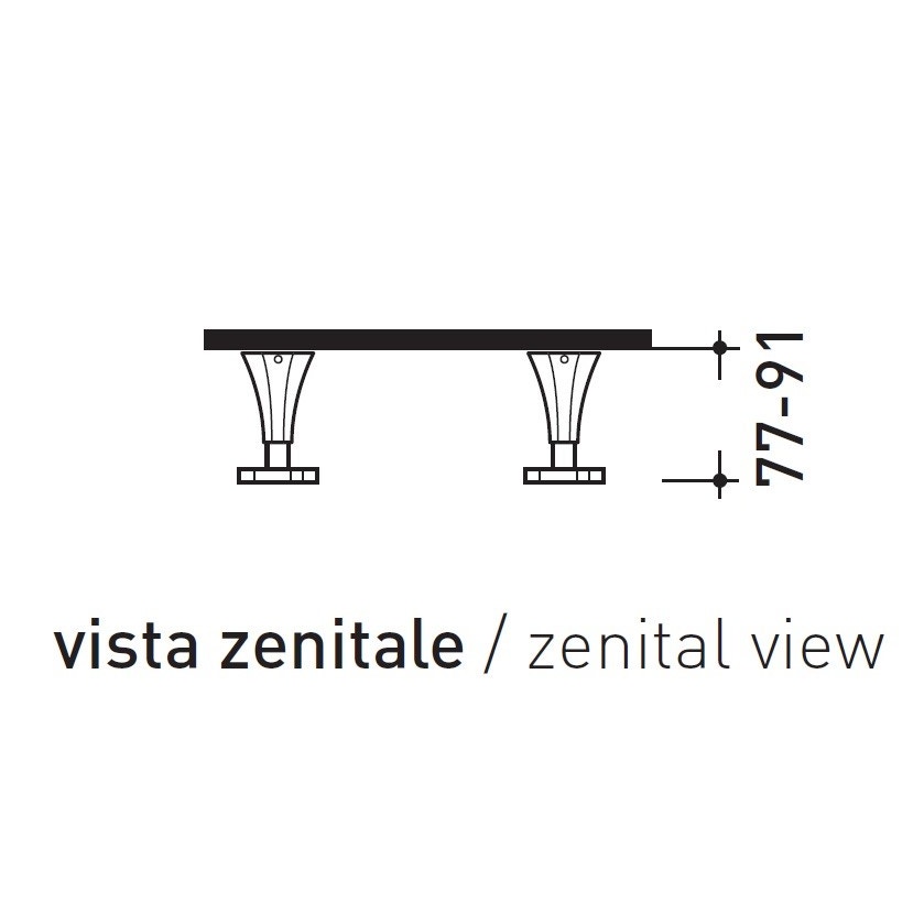 Immagine di Flaminia EVERGREEN rubinetto doccia ad incasso, finitura cromo EG400