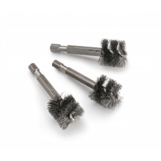 Immagine di Ridgid Spazzole per raccordi 3/4" 18 mm, per macchina tagliatubi modello 122, confezione da 3 93722