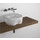 Flaminia SOLID mensola L.80 H.46 P.6 cm, per lavabo VOID 44, finitura legno rustico marrone SLVD44