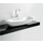 Flaminia FORTY6 mensola L.110 P.46 H.10 cm, per lavabo Nuda 85 (art.5080-5081), colore nero finitura lucido F68081NE