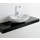 Flaminia FORTY6 mensola L.80 P.46 H.10 cm, per lavabo Nuda 60 (art.5083), colore nero finitura lucido F65083NE