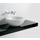 Flaminia FORTY6 mensola L.80 P.46 H.10 cm, per lavabo Fonte (art.FN50L-FT52L), colore nero finitura lucido F6FNTNE