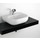 Flaminia FORTY6 mensola L.80 P.46 H.10 cm, per lavabo Pass 62 (art.PS62L), colore nero finitura lucido F6PS62NE