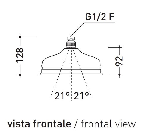 Immagine di Flaminia EVERGREEN soffione doccia ø 20 cm, finitura cromo EG650